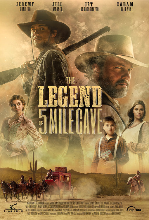 1000 piece jigsaw puzzle for the movie poster: The Legend of 5 Mile Cave (2019)