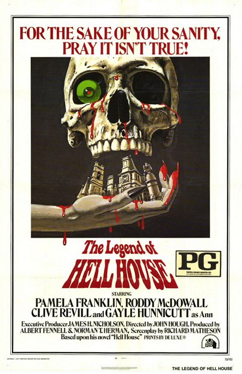 the movie poster: The Legend of Hell House (1973)