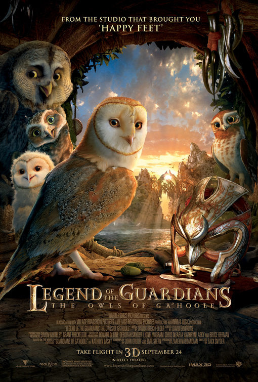 1000 piece jigsaw puzzle for the movie poster: Legend of the Guardians: The Owls of Ga'Hoole (2010) ver10