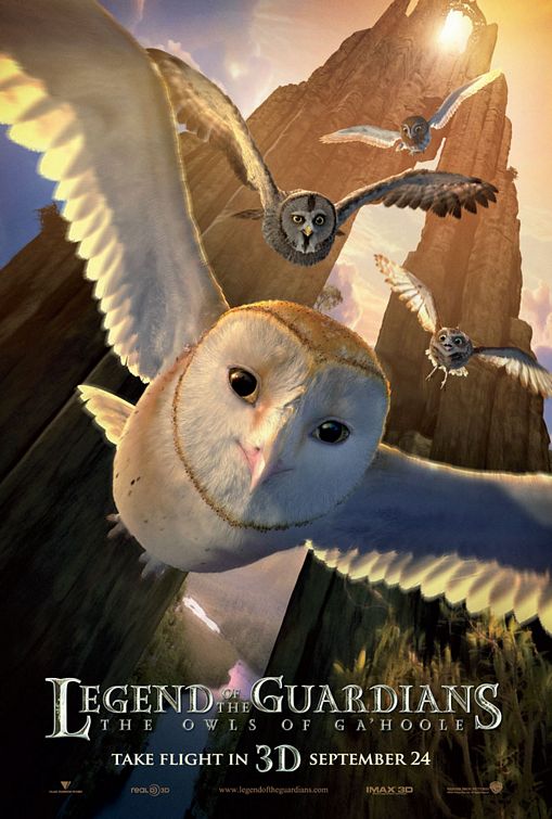 1000 piece jigsaw puzzle for the movie poster: Legend of the Guardians: The Owls of Ga'Hoole (2010) ver11