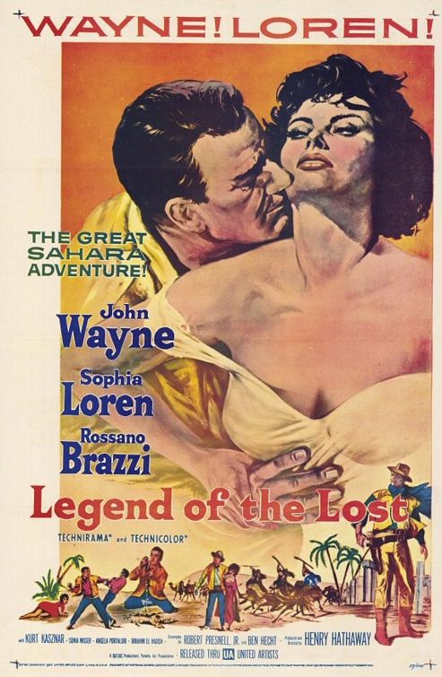 the movie poster: Legend of the Lost (1957)