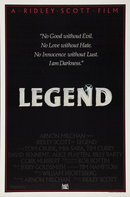 the movie poster: Legend (1986) ver3