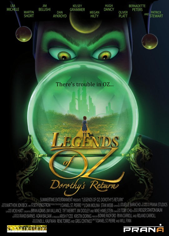 1000 piece jigsaw puzzle for the movie poster: Legends of Oz: Dorothy's Return (2014)