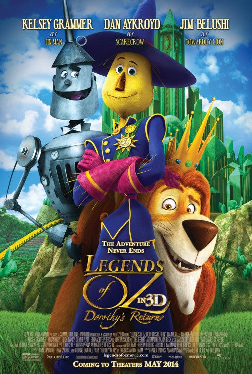 1000 piece jigsaw puzzle for the movie poster: Legends of Oz: Dorothy's Return (2014) ver3