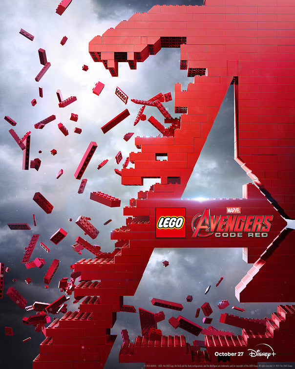 1000 piece jigsaw puzzle for tv poster: LEGO Marvel Avengers: Code Red