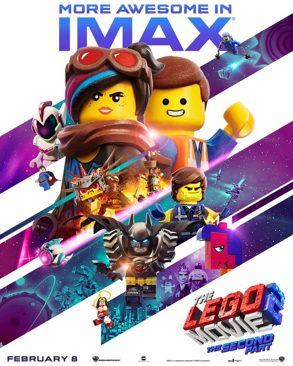 1000 piece jigsaw puzzle for the movie poster: The Lego Movie 2: The Second Part (2019) ver10