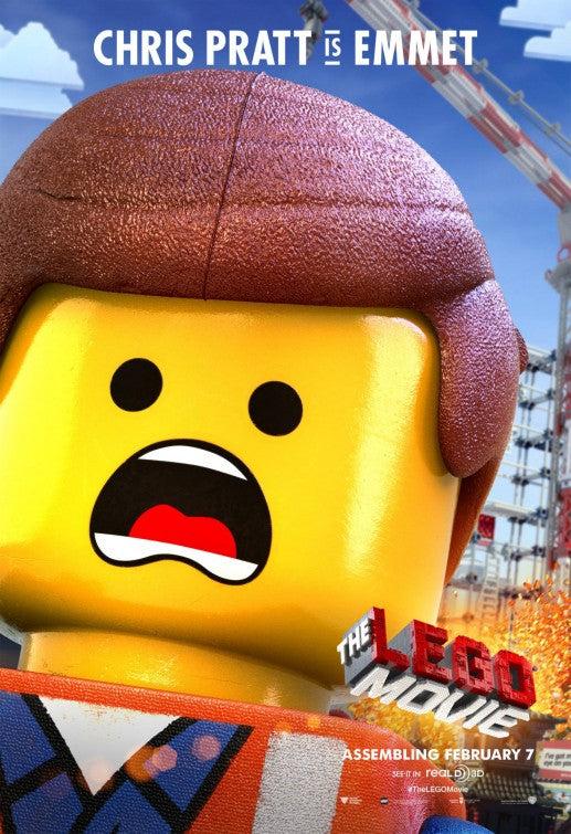 1000 piece jigsaw puzzle for the movie poster: The Lego Movie (2014) ver8