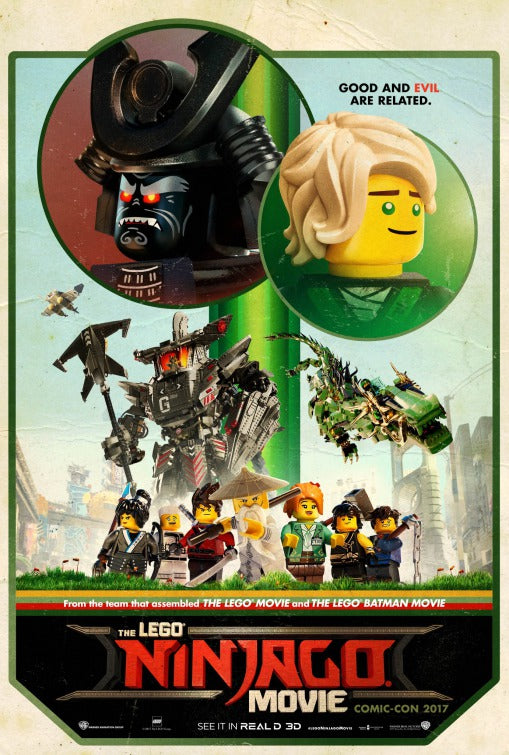 1000 piece jigsaw puzzle for the movie poster: The Lego Ninjago Movie (2017) ver12