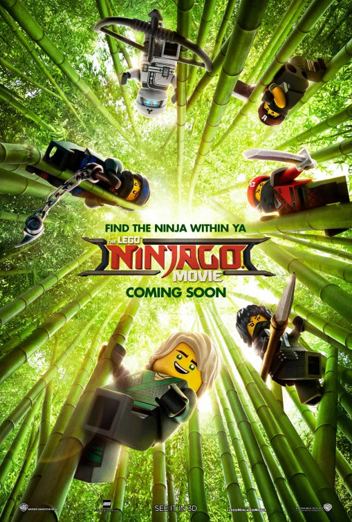 1000 piece jigsaw puzzle for the movie poster: The Lego Ninjago Movie (2017) ver2