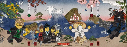 1000 piece jigsaw puzzle for the movie poster: The Lego Ninjago Movie (2017) ver36