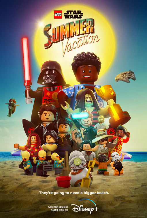 1000 piece jigsaw puzzle for tv poster: Lego Star Wars Summer Vacation, ver2