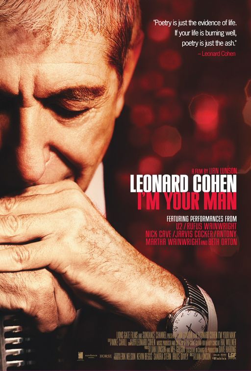 the movie poster: Leonard Cohen: I'm Your Man (2005)