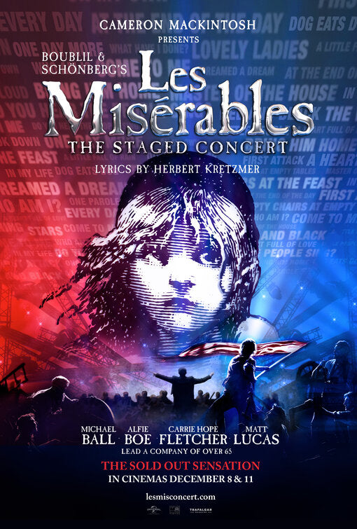 1000 piece jigsaw puzzle for the movie poster: Les Mis¨¦rables: The Staged Concert (2019)