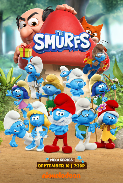 1000 piece jigsaw puzzle for tv poster: The Smurfs