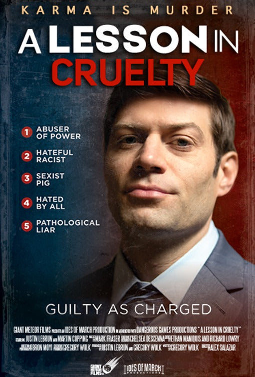 1000 piece jigsaw puzzle for the movie poster: A Lesson in Cruelty (2018) ver2