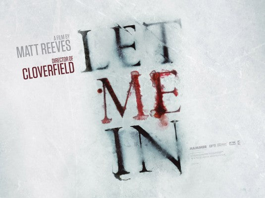 1000 piece jigsaw puzzle for the movie poster: Let Me In (2010)