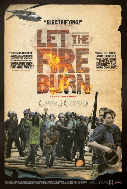 1000 piece jigsaw puzzle for the movie poster: Let the Fire Burn (2013)
