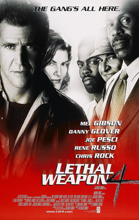 the movie poster: Lethal Weapon 4 (1998) ver2