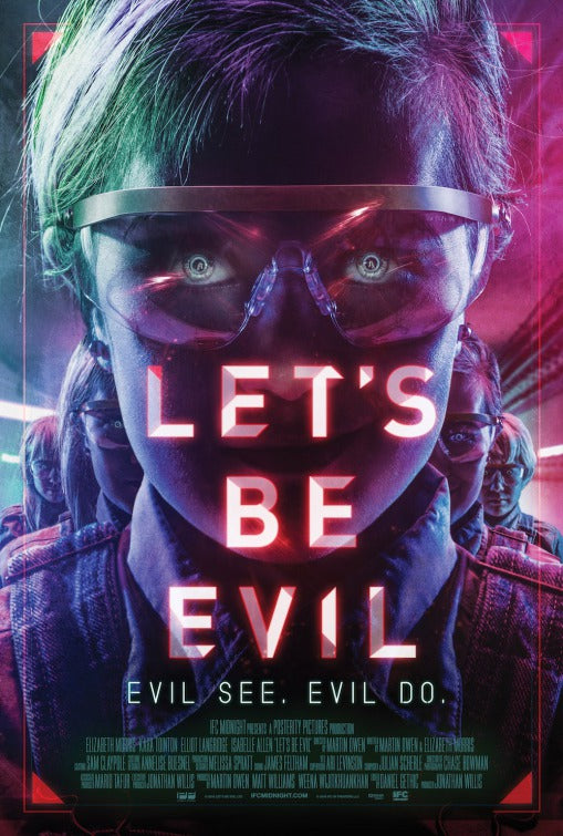1000 piece jigsaw puzzle for the movie poster: Let's Be Evil (2016)