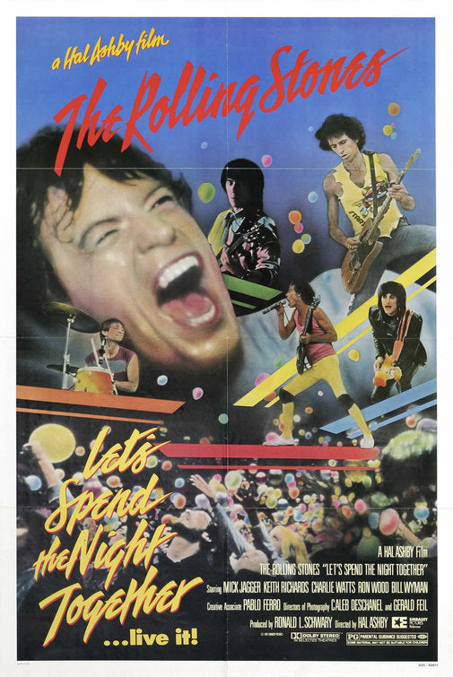 the movie poster: Let's Spend the Night Together (1983)