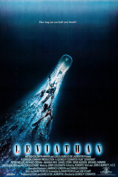 the movie poster: Leviathan (1989) ver1