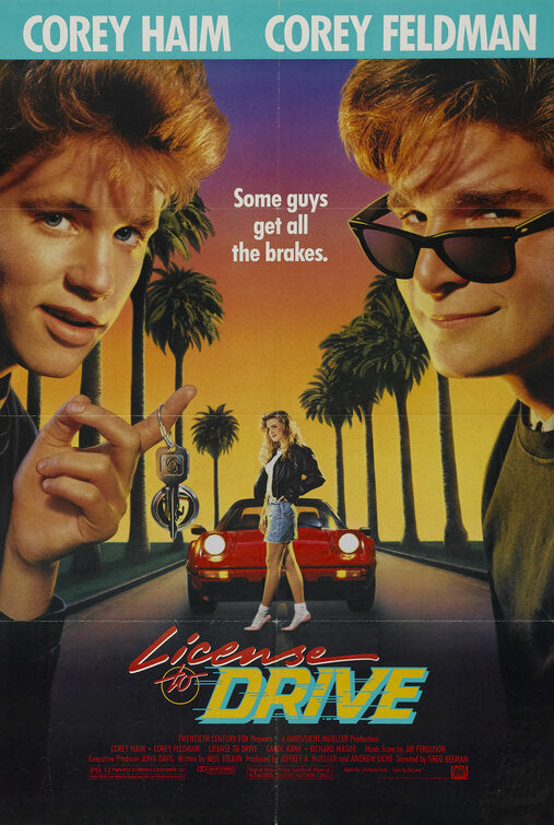 the movie poster: License to Drive (1988)