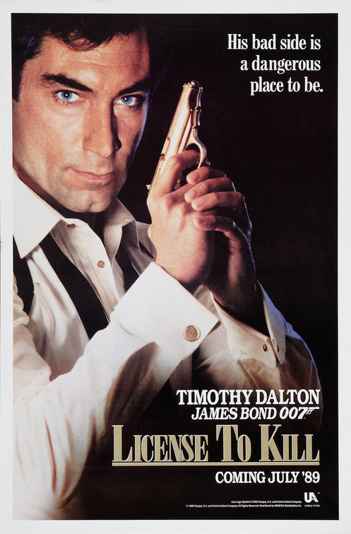 1000 piece jigsaw puzzle for the movie poster: Licence to Kill (1989) ver1