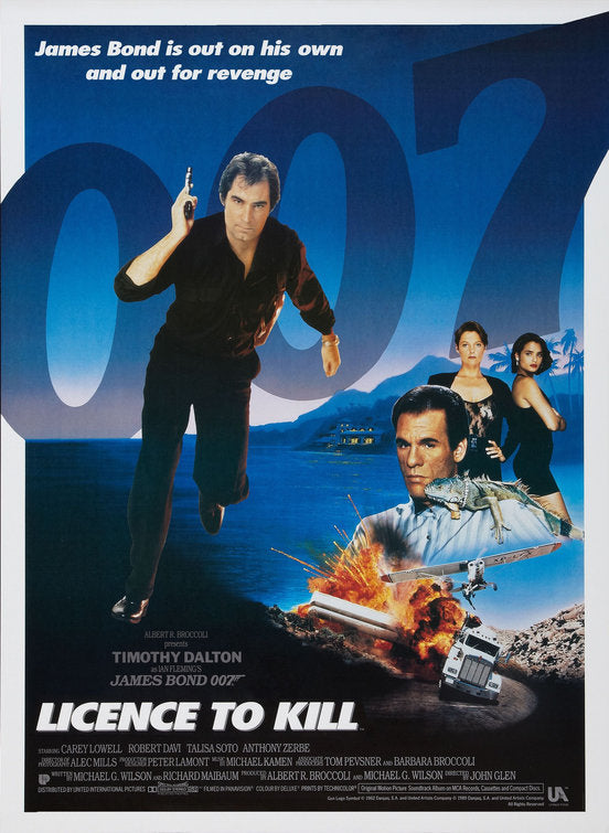 1000 piece jigsaw puzzle for the movie poster: Licence to Kill (1989) ver3