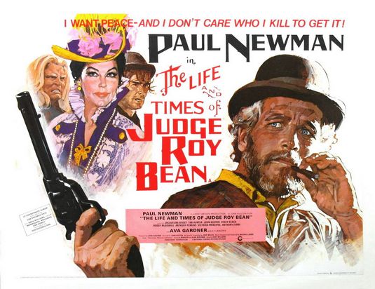 the movie poster: The Life and Times of Judge Roy Bean (1972) ver2