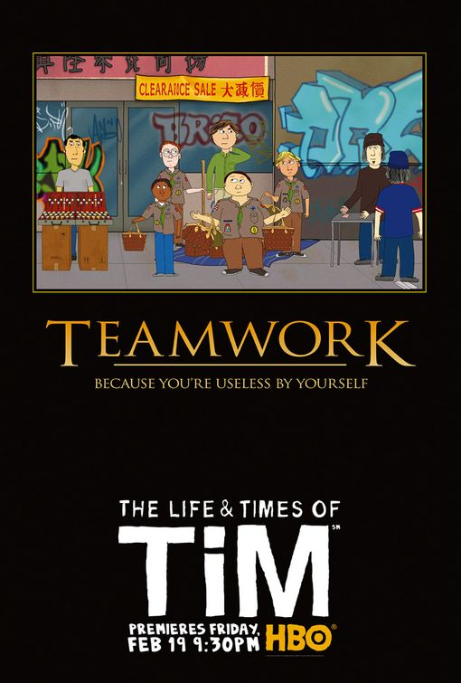 1000 piece jigsaw puzzle for tv poster: The Life & Times of Tim, ver8