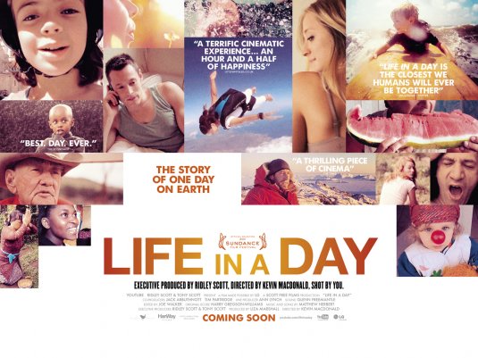 1000 piece jigsaw puzzle for the movie poster: Life in a Day (2011) ver5