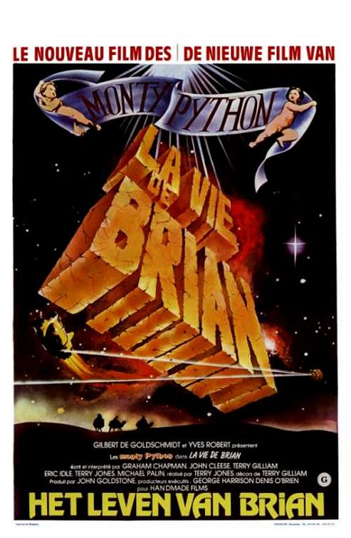 the movie poster: Monty Python's Life of Brian (1979) ver2