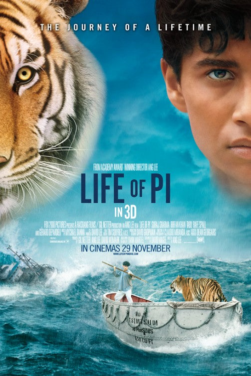 1000 piece jigsaw puzzle for the movie poster: Life of Pi (2012) ver10