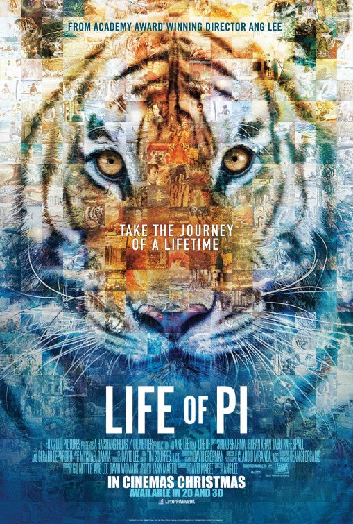 1000 piece jigsaw puzzle for the movie poster: Life of Pi (2012) ver3
