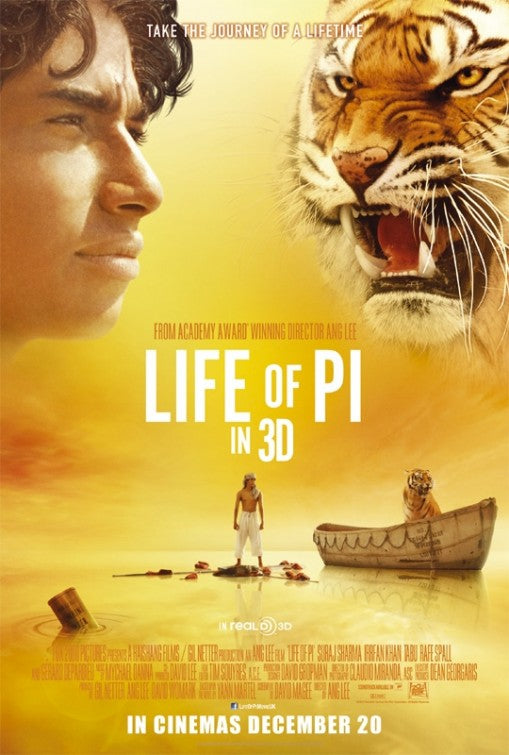 1000 piece jigsaw puzzle for the movie poster: Life of Pi (2012) ver4