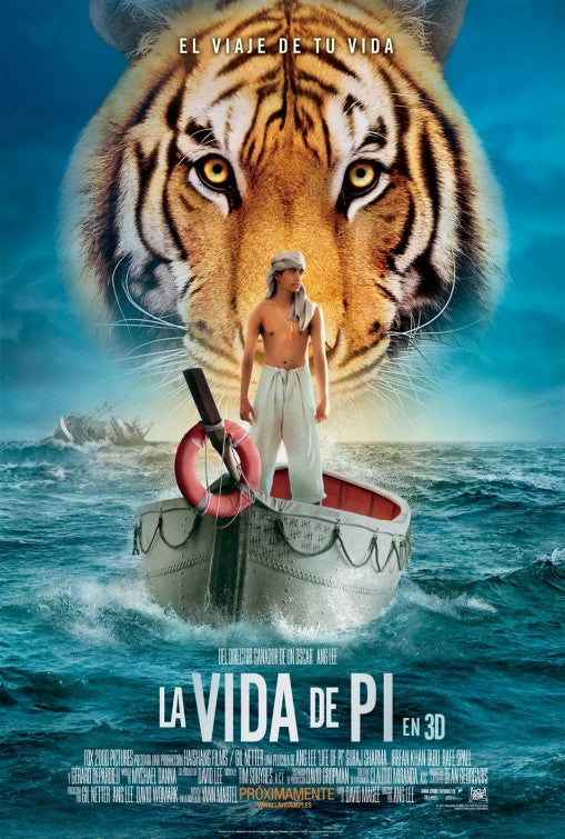 1000 piece jigsaw puzzle for the movie poster: Life of Pi (2012) ver5