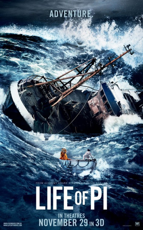 1000 piece jigsaw puzzle for the movie poster: Life of Pi (2012) ver6