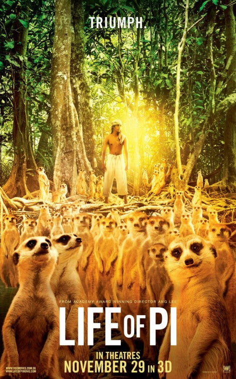 1000 piece jigsaw puzzle for the movie poster: Life of Pi (2012) ver8