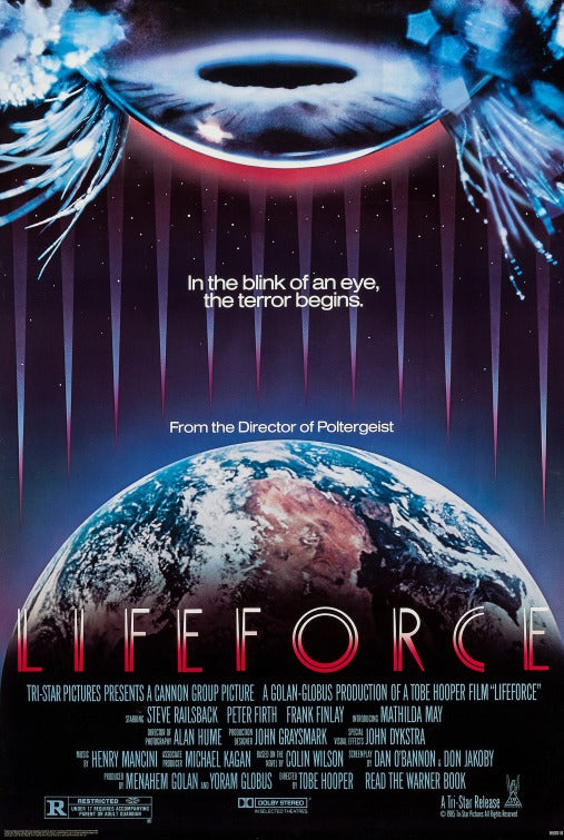 the movie poster: Lifeforce (1985)