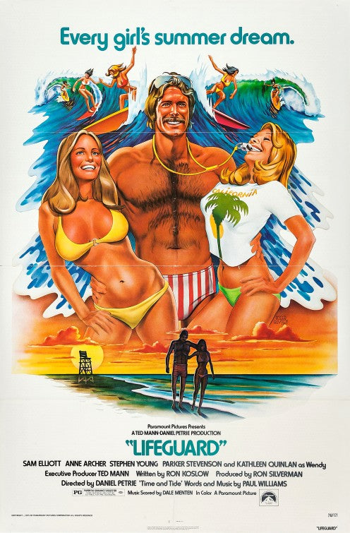 1000 piece jigsaw puzzle for the movie poster: Lifeguard (1976)