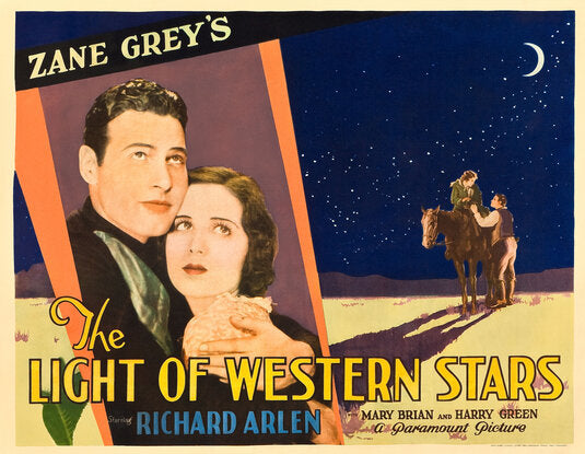 1000 piece jigsaw puzzle for the movie poster: The Light of Western Stars (1930) ver2