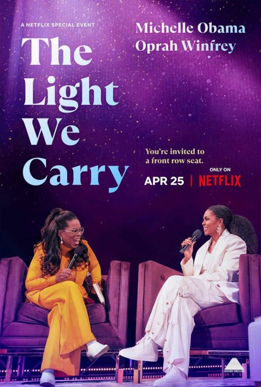 1000 piece jigsaw puzzle for tv poster: The Light We Carry: Michelle Obama and Oprah Winfrey