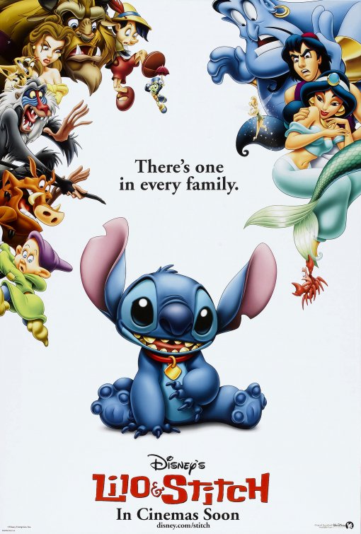 1000 piece jigsaw puzzle for the movie poster: Lilo & Stitch (2002) ver3