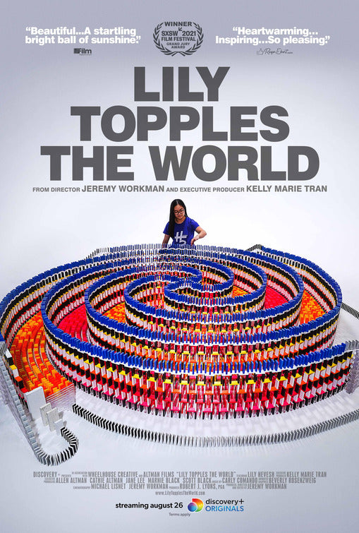 1000 piece jigsaw puzzle for the movie poster: Lily Topples the World (2021)