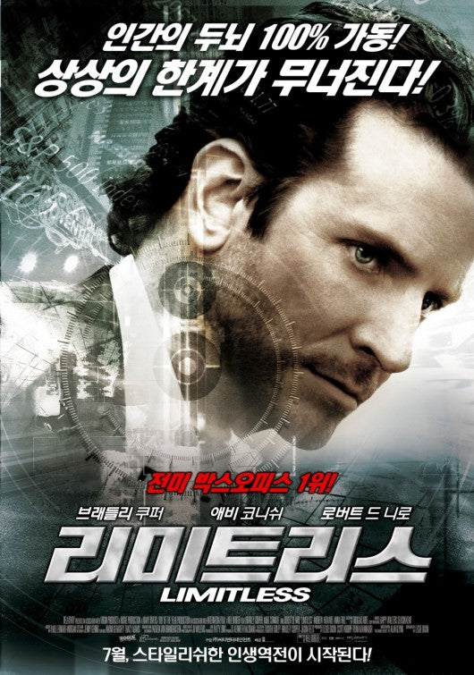 1000 piece jigsaw puzzle for the movie poster: Limitless (2011) ver6