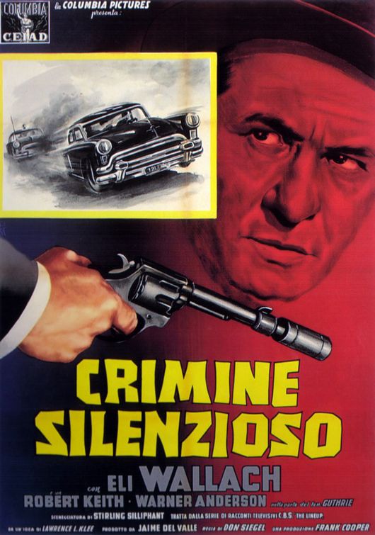 the movie poster: The Lineup (1958) ver2