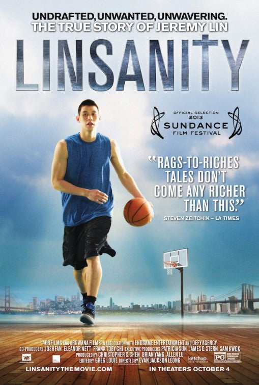 1000 piece jigsaw puzzle for the movie poster: Linsanity (2013)