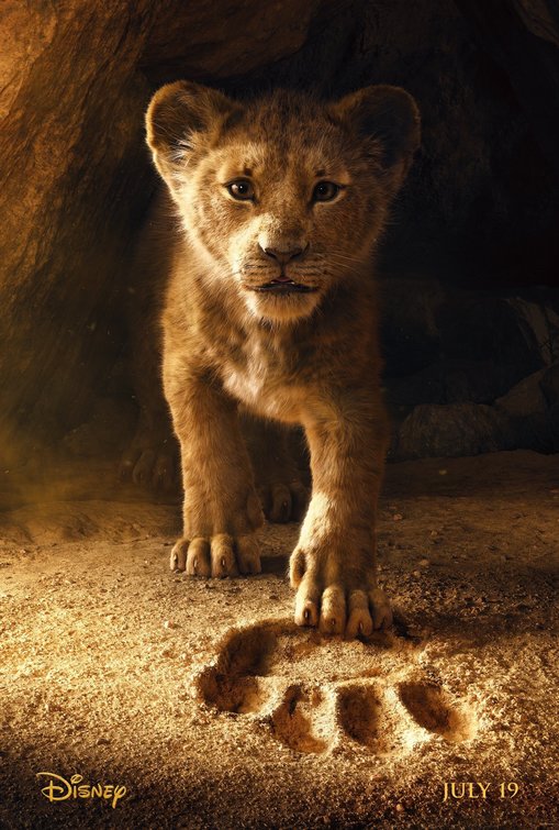 1000 piece jigsaw puzzle for the movie poster: The Lion King (2019)