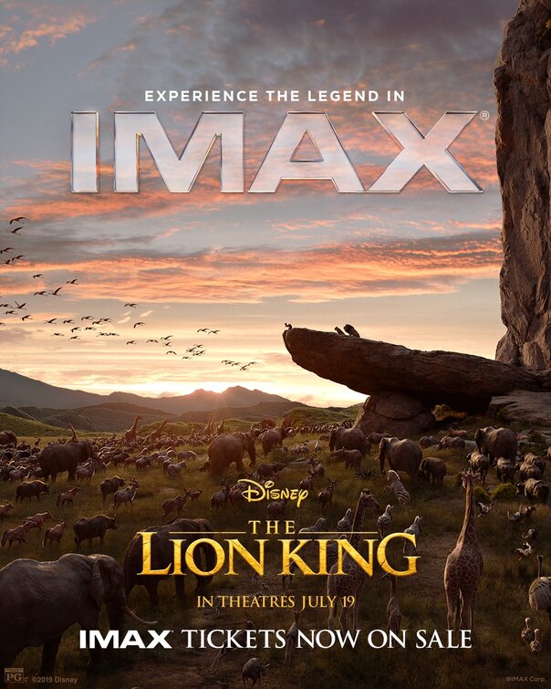 1000 piece jigsaw puzzle for the movie poster: The Lion King (2019) ver20