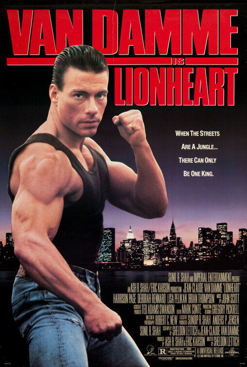 1000 piece jigsaw puzzle for the movie poster: Lionheart (1990)